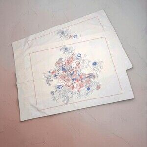 JP Stevens Tastemaker Pillowcase Pair 1978 Floral Percale Vintage Cottagecore